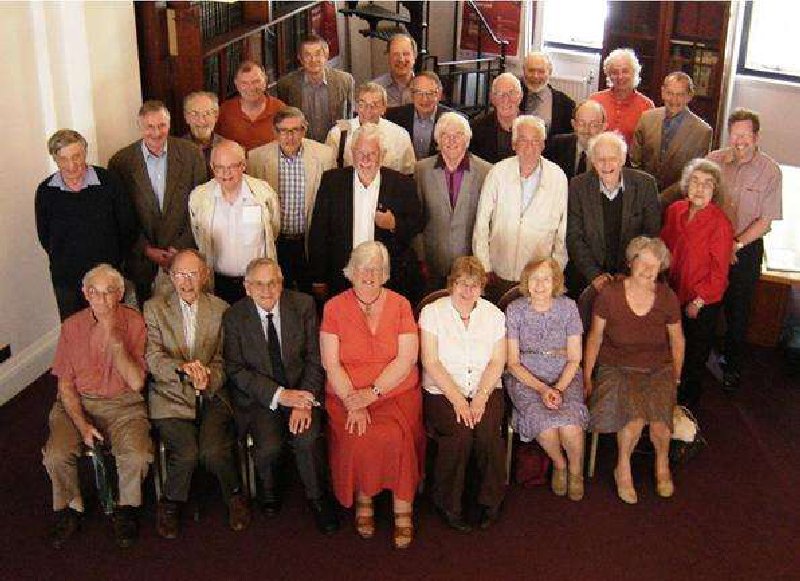 Elliott’s staff at presentation by Professor Simon Lavington. [21-April-2011]